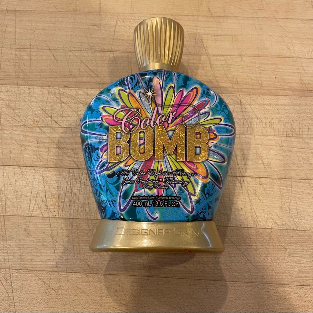 DESIGNER Skin color bomb indoor dark tanning lotion
